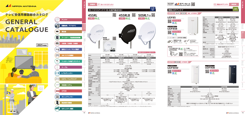 テレビ受信機器 総合カタログ