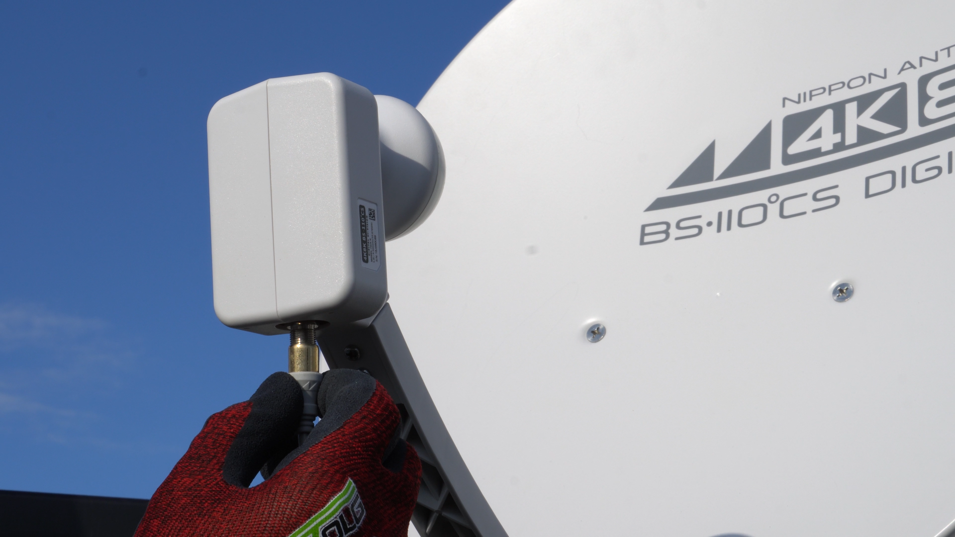 レベルチェッカーとアンテナの接続