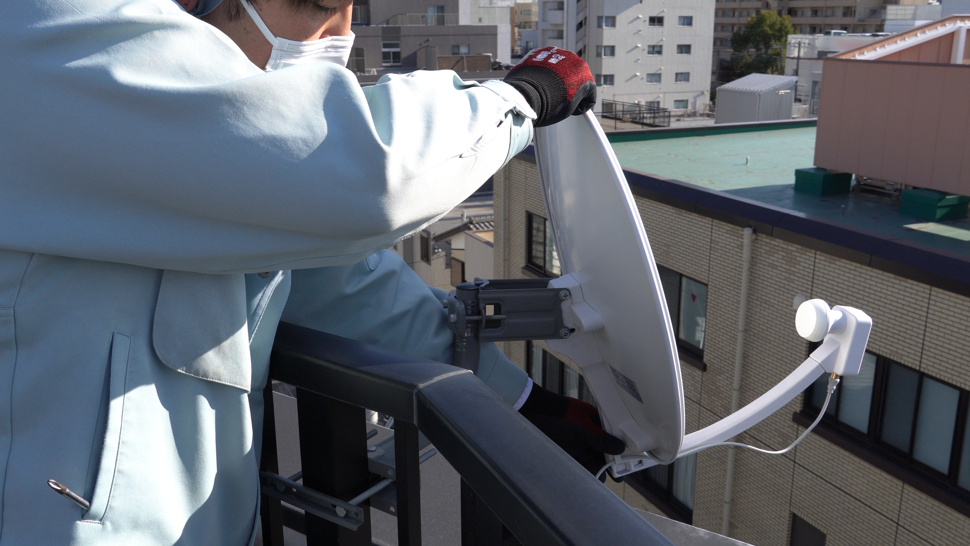 受信レベルの確認