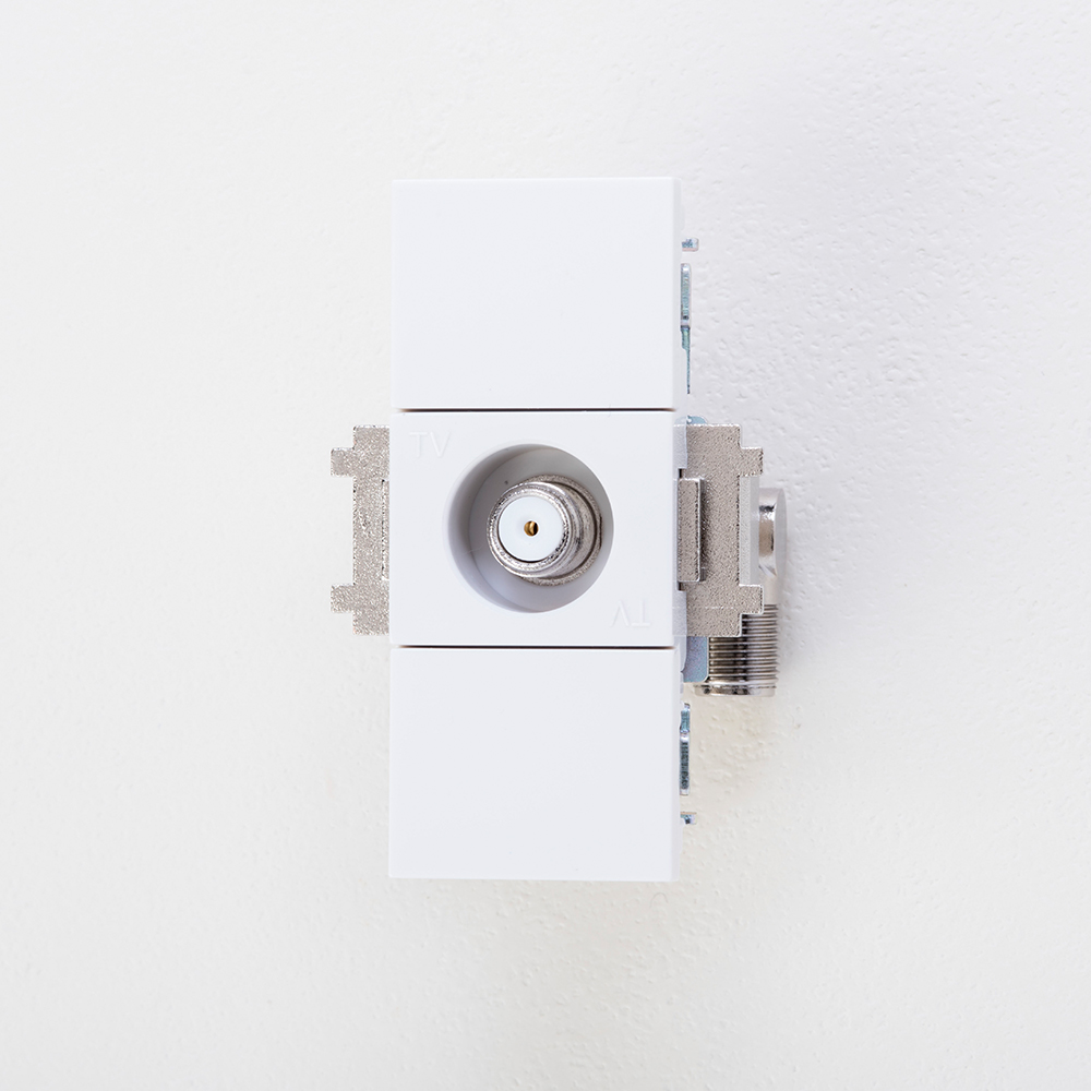 3.2GHz対応 スイッチ付1端子型テレビ端子(BL)