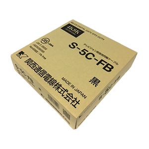 テレビ配線ケーブル 5C 黒