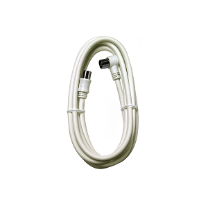 テレビ接続ケーブル (2m 4C L型×ストレート)