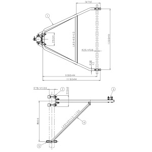 F型　アンテナ取付金具