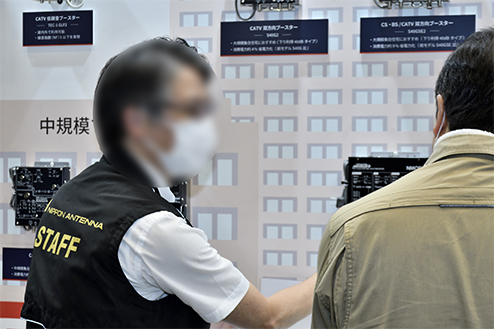 展示会場の様子