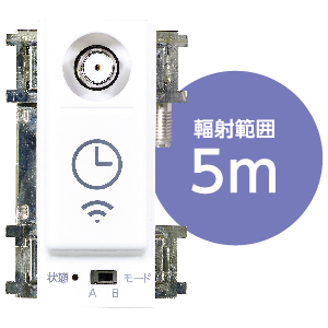 TOT時刻輻射リピーター内蔵テレビ端子
