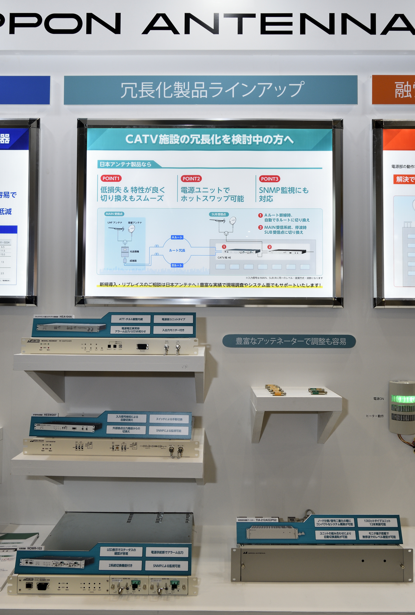 冗長製品ラインアップ